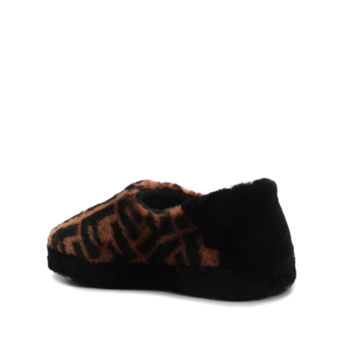 Fendi Brown Fur Slippers