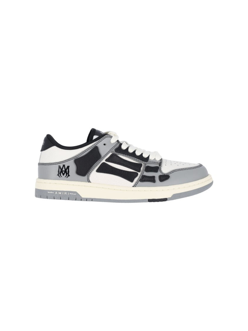 Amiri "Skel" Low-Top Sneakers In Multicolor Leather