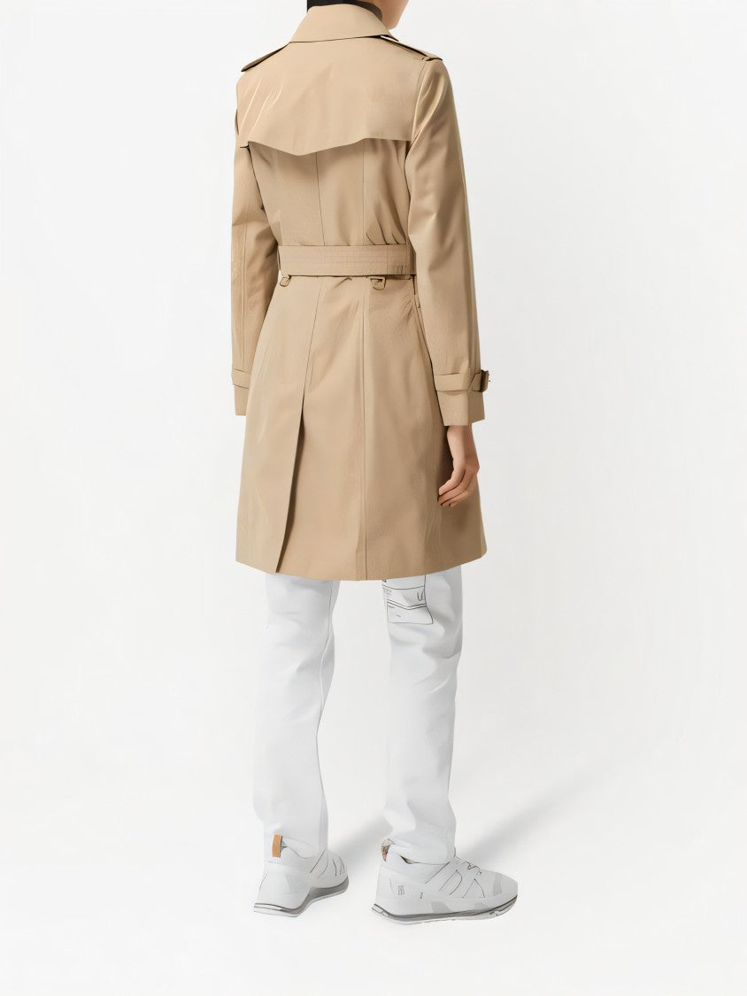Burberry Trench Coat With Tailored Silhouette