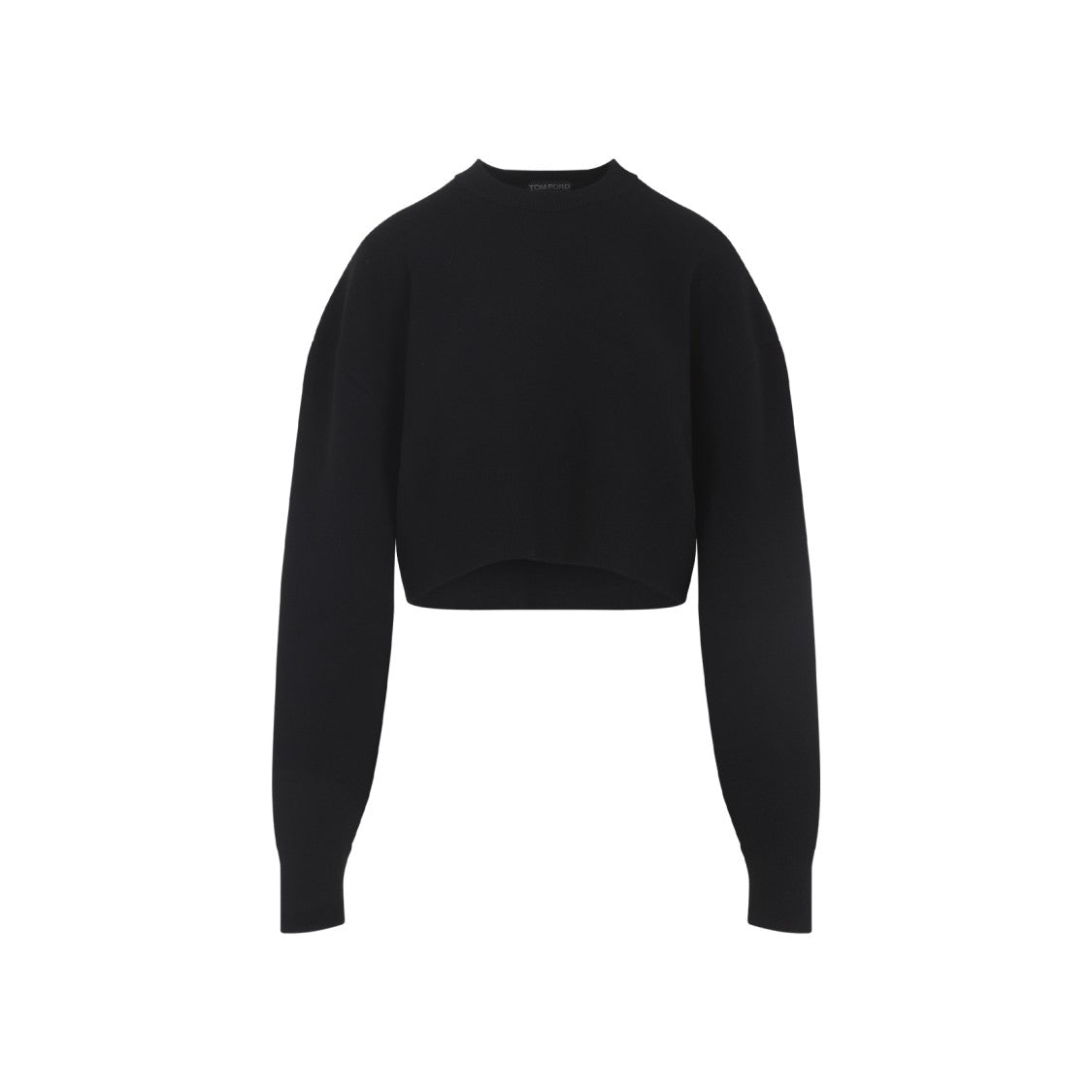 Tom Ford Cropped Sweater With Round Neckline