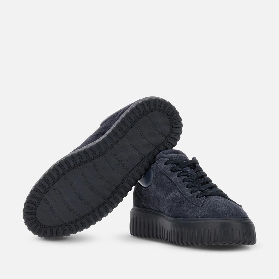 Hogan Hogan H-Stripes H Sneakers In Galaxy Blue