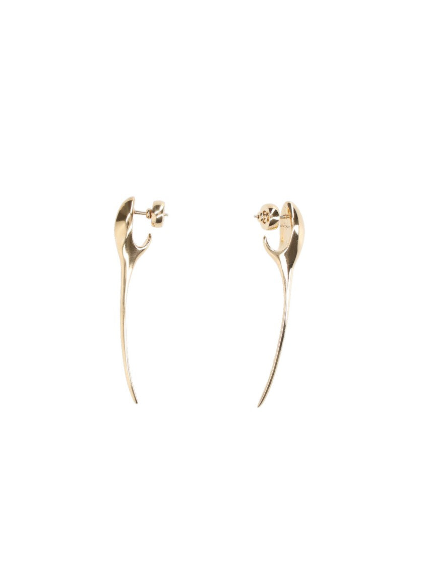 Givenchy "Maple Seed" Earrings Gold-Plated