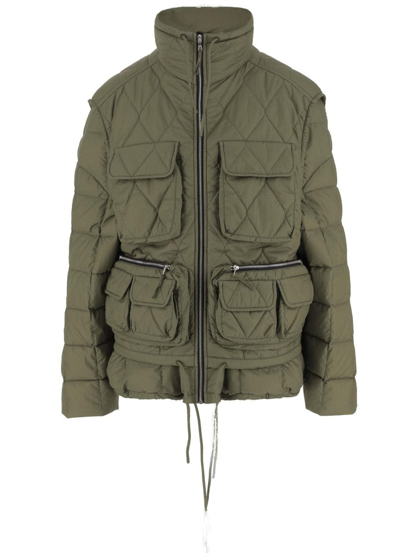 Ienki Ienki High Neck Padded Nylon Jacket