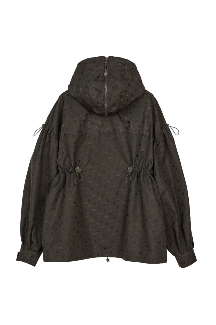 Cecilie Bahnsen Iris Jacquard Bomber Jacket With Floral Accents