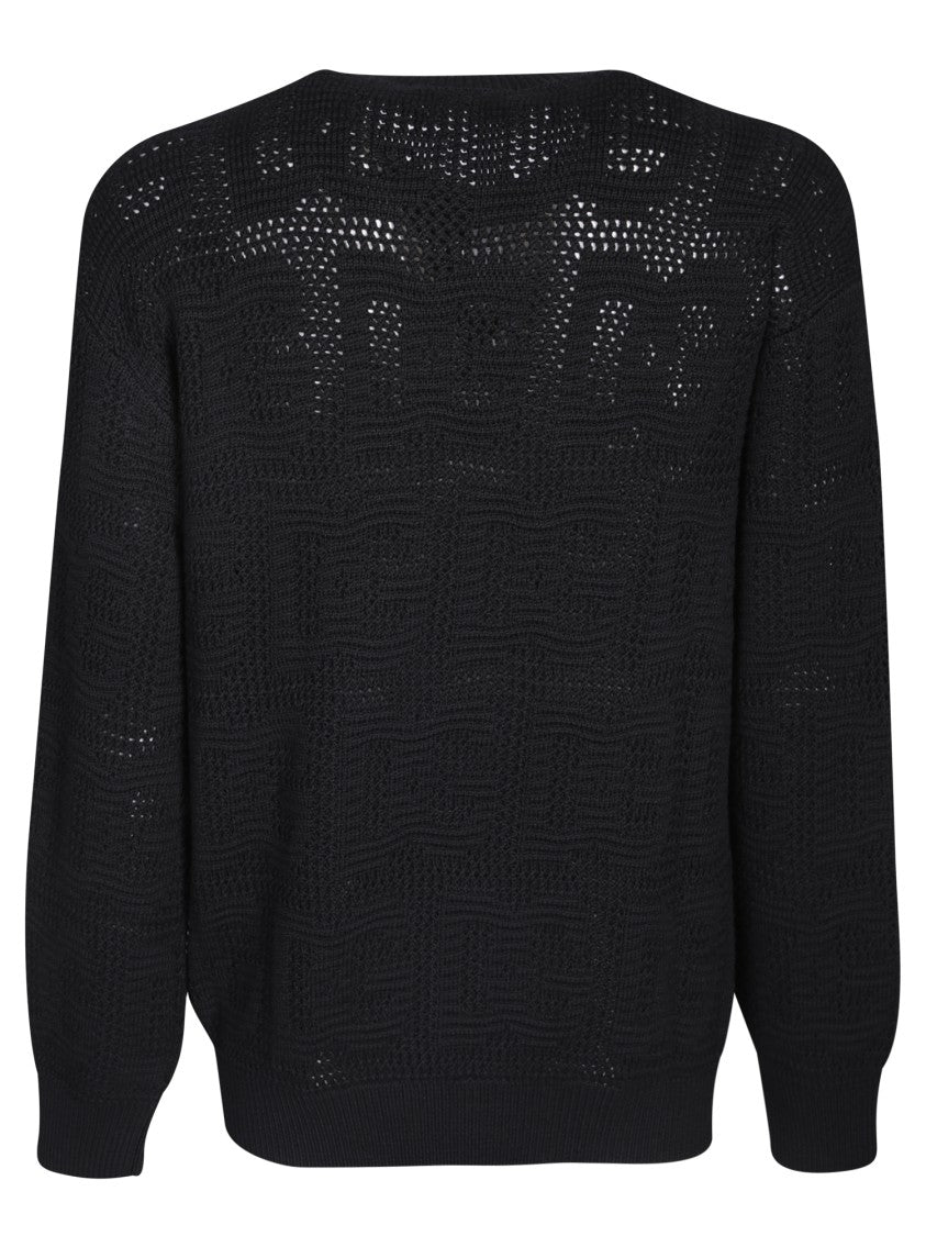 Dolce & Gabbana Black Virgin Wool Sweater