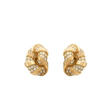 Lanvin Rhinestone Melodie Earrings