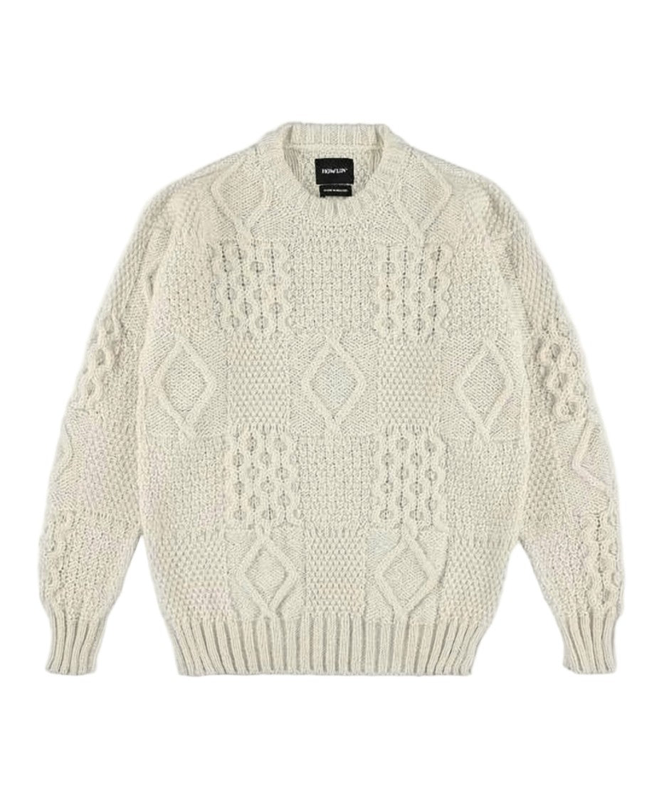 Howlin Textured Knit Sweater In Soft Wool