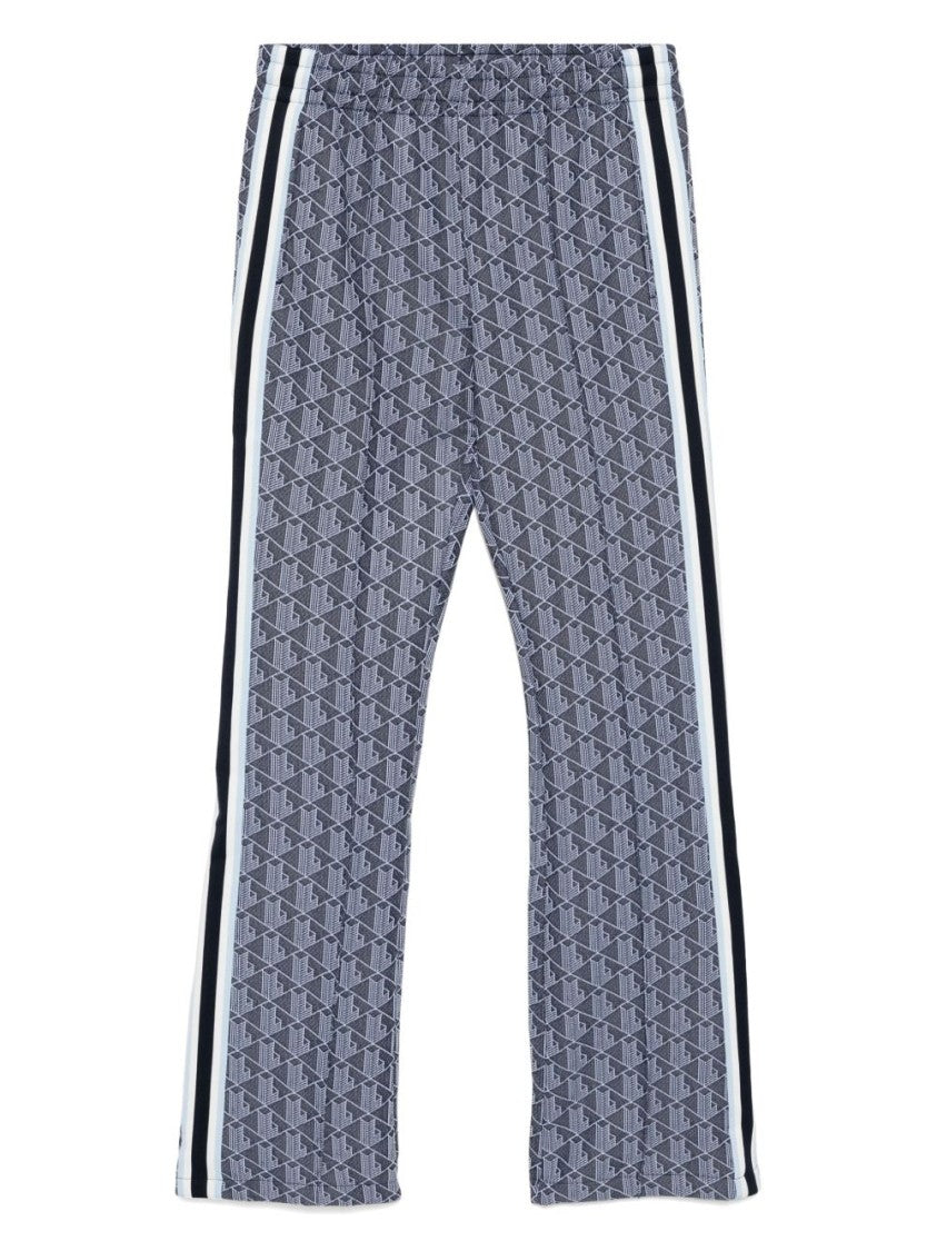 Lacoste Navy Blue Flared Track Trousers