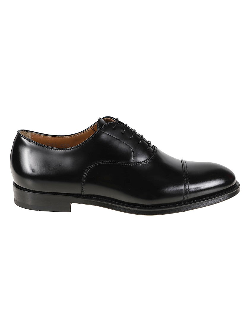Doucal's Cap Toe Smooth Calf Leather Oxford Shoes