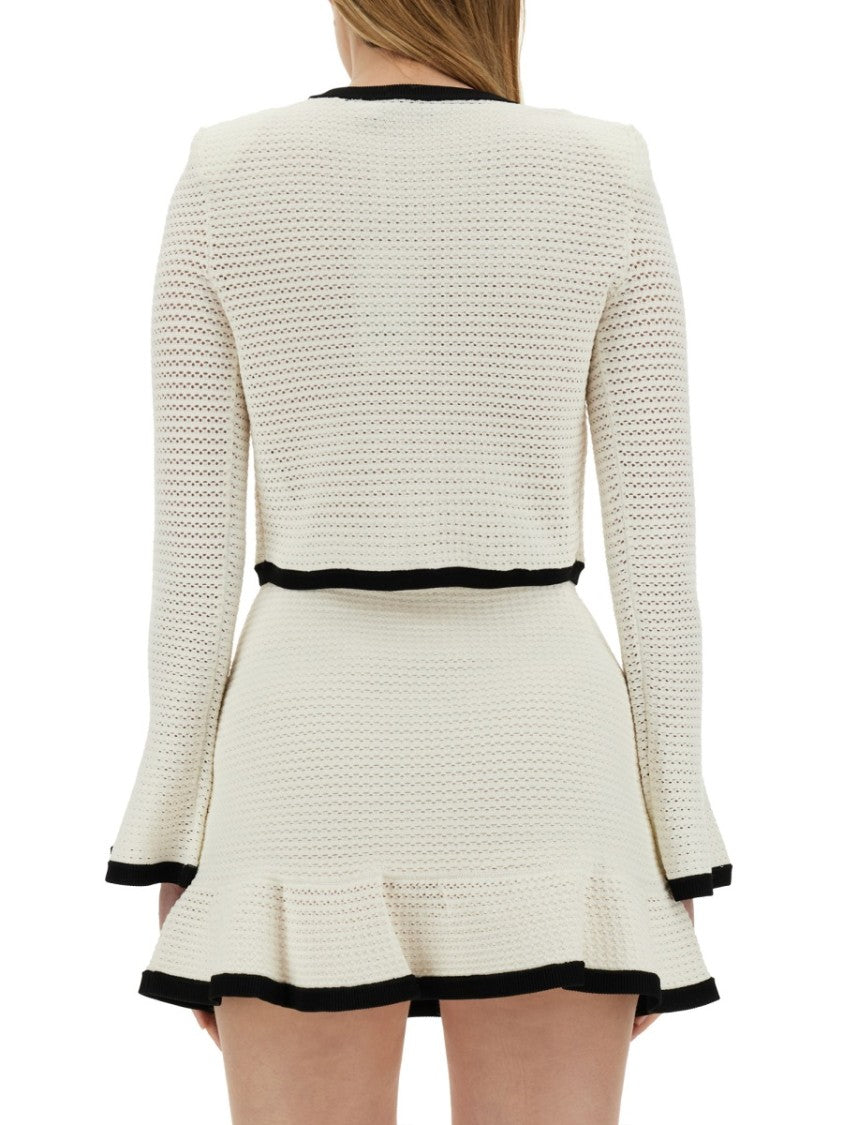 Self-Portrait Crochet Cardigan