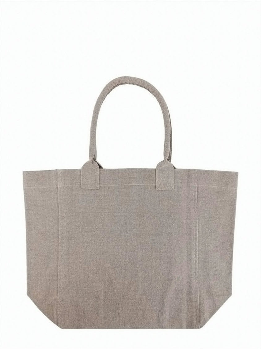 Isabel Marant Sturdy Cotton Tote Bag With Minimalist Logo Design
