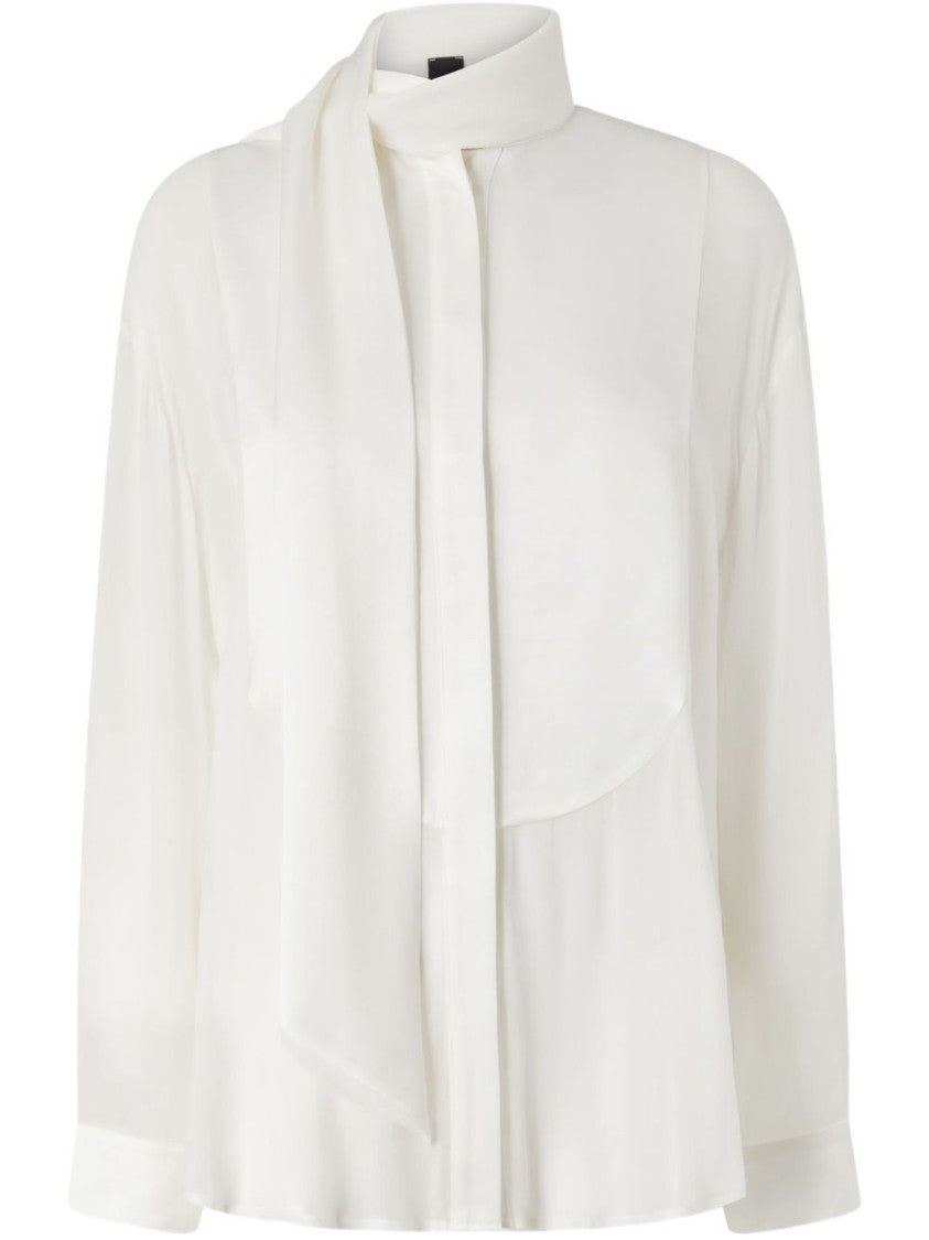 Pinko Civetta Shirt With Satin Insert