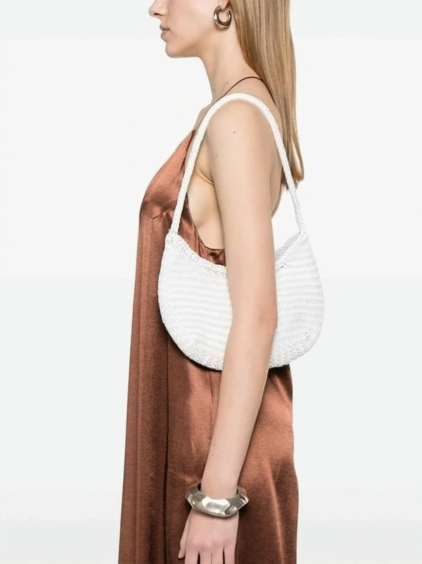 Dragon Diffusion Crescent-Shaped Calf Leather Shoulder Bag