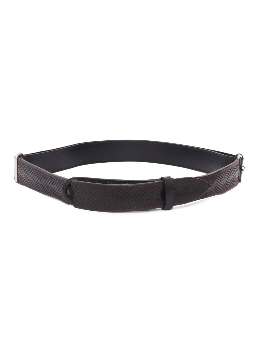 Claudio Orciani Polished Calf Leather Belt With Classic Buckle