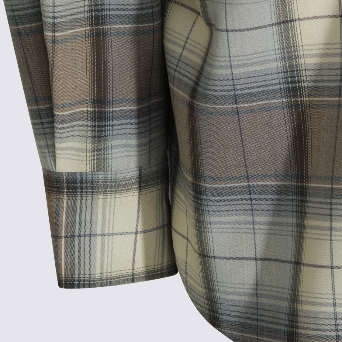 Auralee Plaid Button-Down Shirt With Relaxed Fit