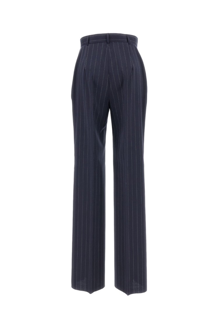 Max Mara Pinstripe Trousers With Tailored Silhouette