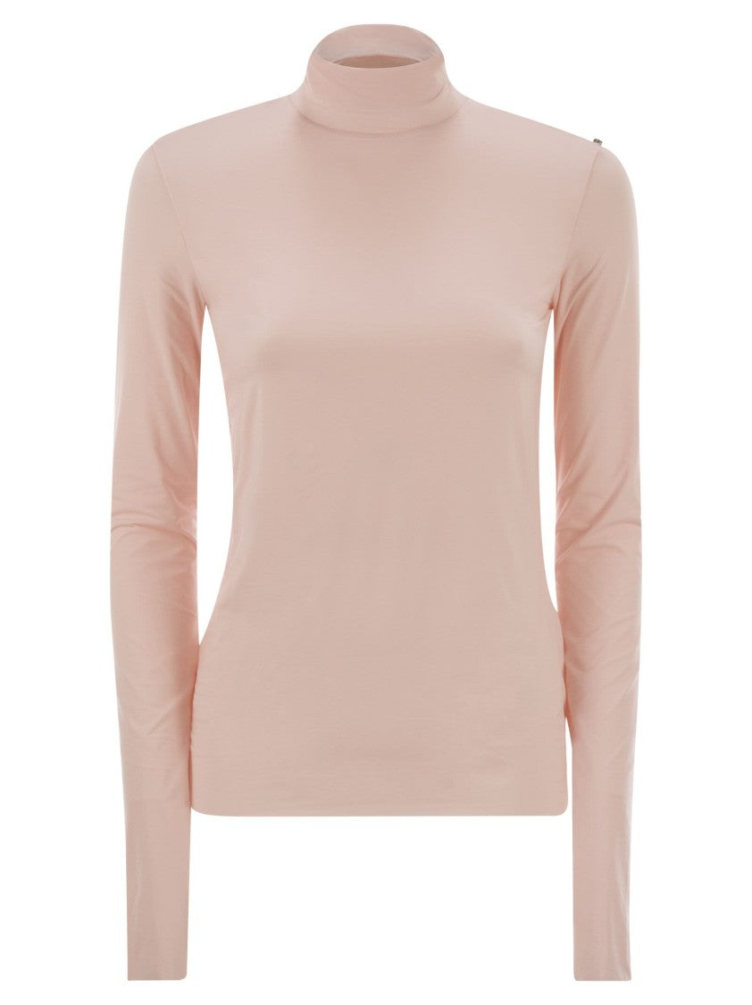 Sportmax Stone - Jersey Turtleneck Jumper