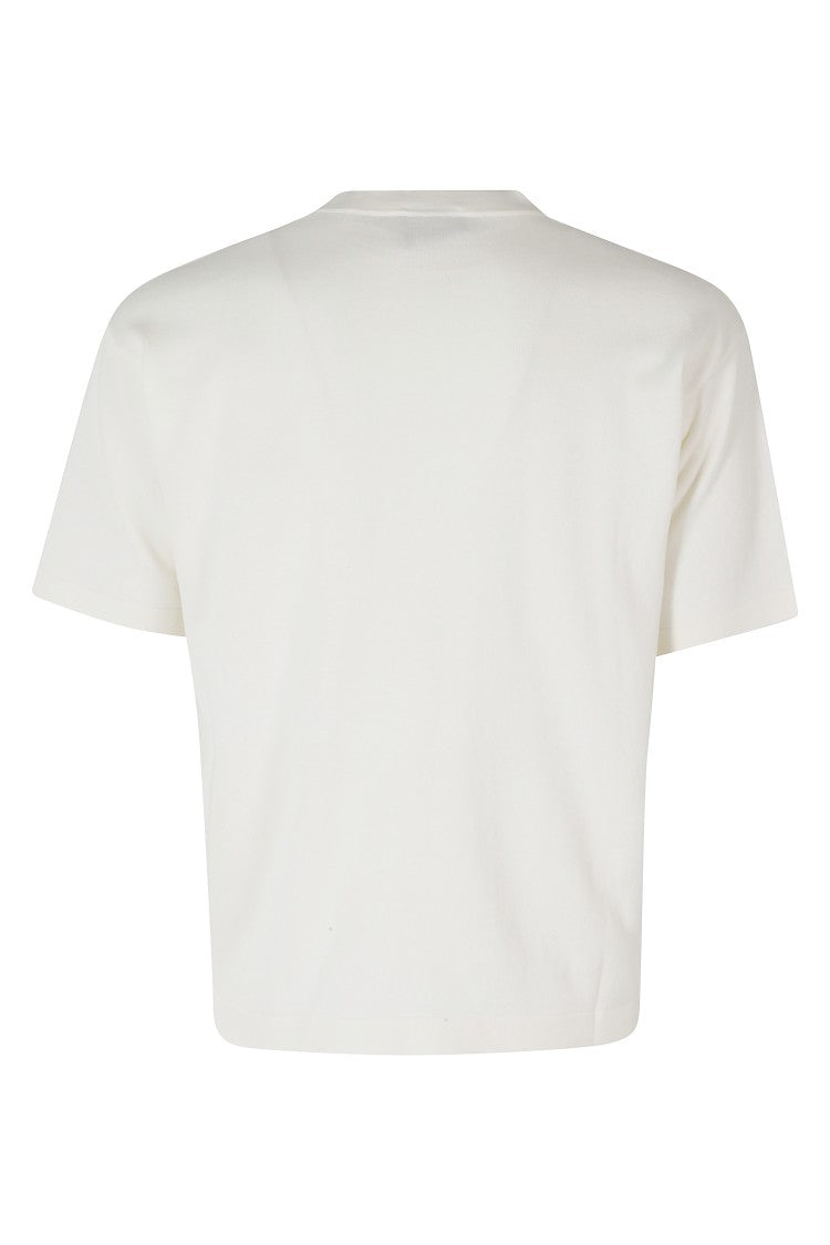 Kangra Butter Short Sleeve Ribbed Trim Cotton Knit T-Shirt
