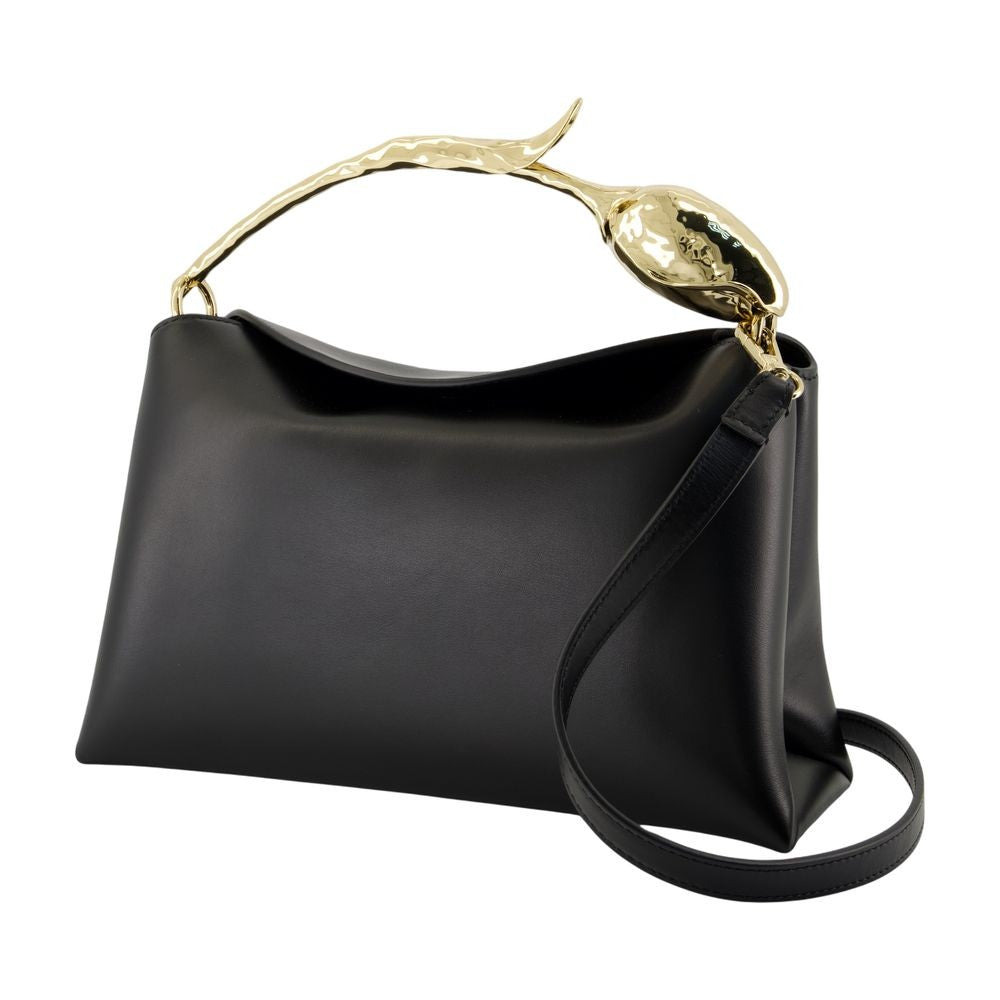 Erdem Medium Bloom Handbag With Sculptural Gold-Tone Handle