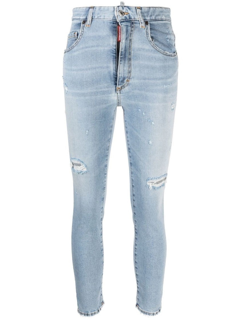 Dsquared2 Skinny Jeans With Five-Pocket Design