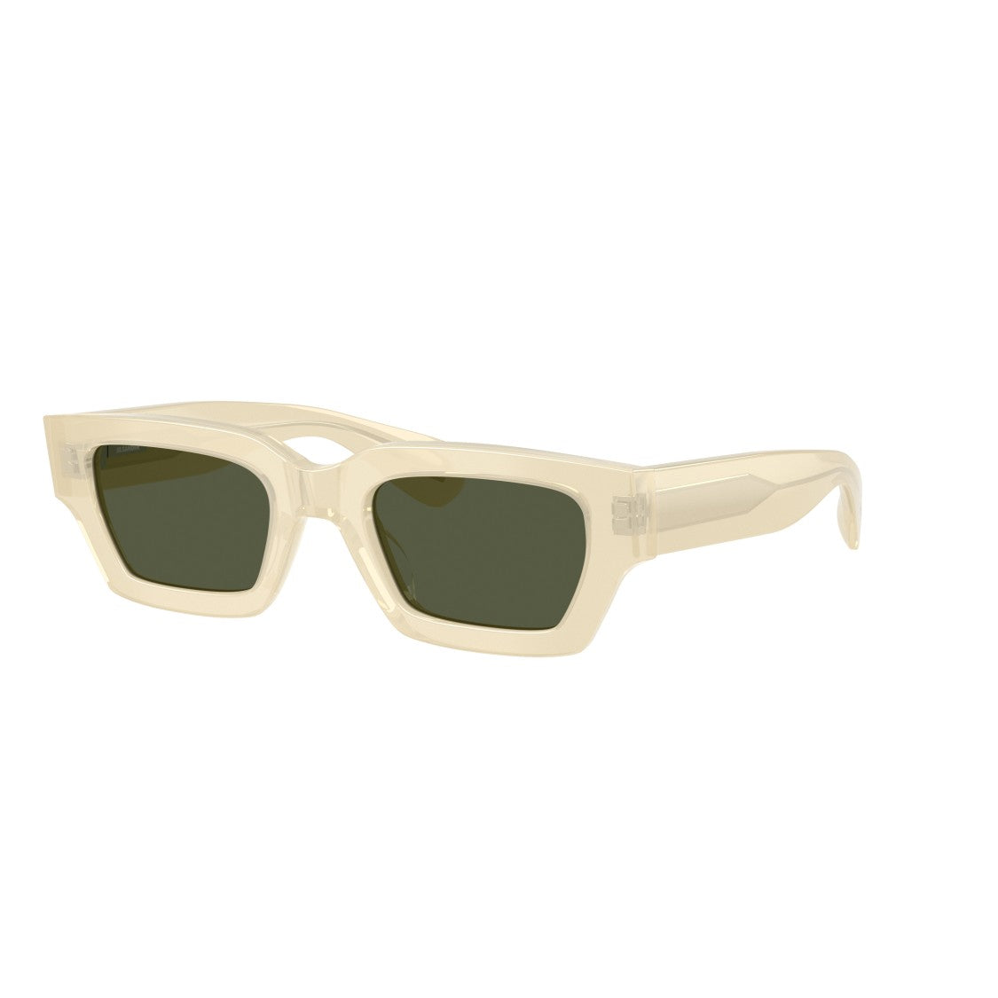 Oliver Peoples 0Ov5612su  Bold Rectangular Frame Sunglasses With Dark Green Lenses