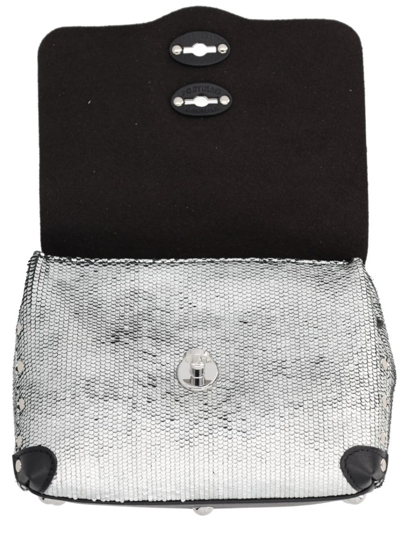 Zanellato Silver Postina Cbi Metallic Handbag