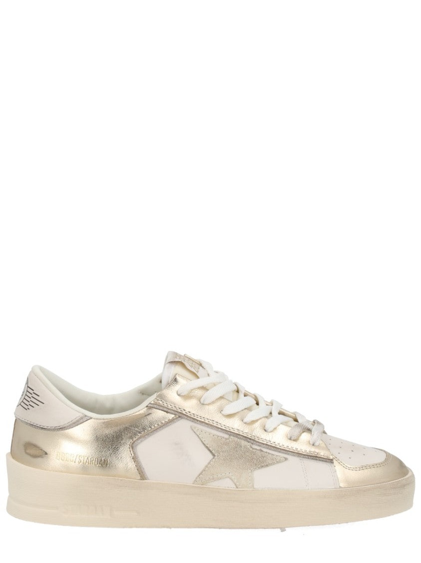 Golden Goose Stardan Star-Embellished Leather Low-Top Sneakers