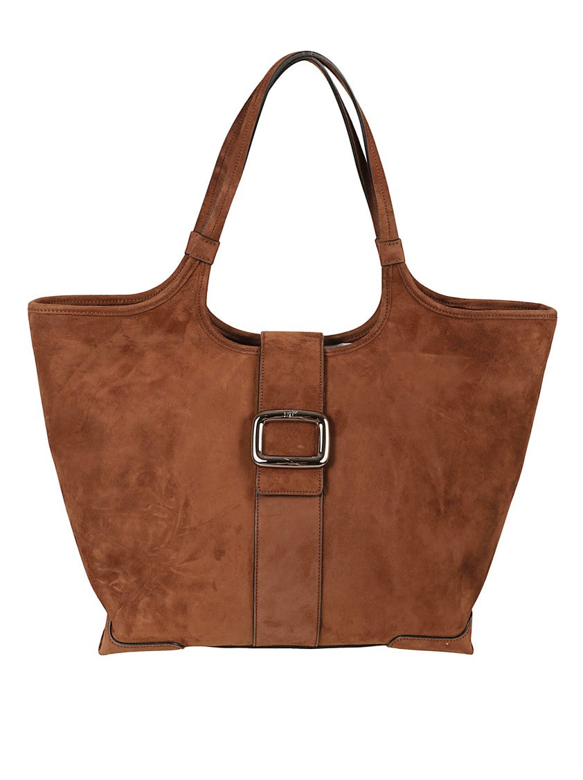 Roger Vivier Structured Goat Leather Handbag