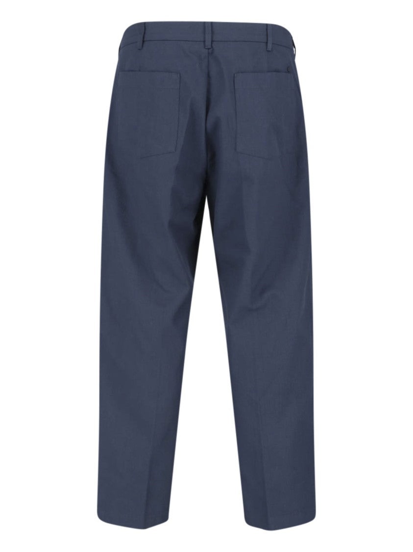 Closed Blue Blomberg Straight-Leg Cotton Pants