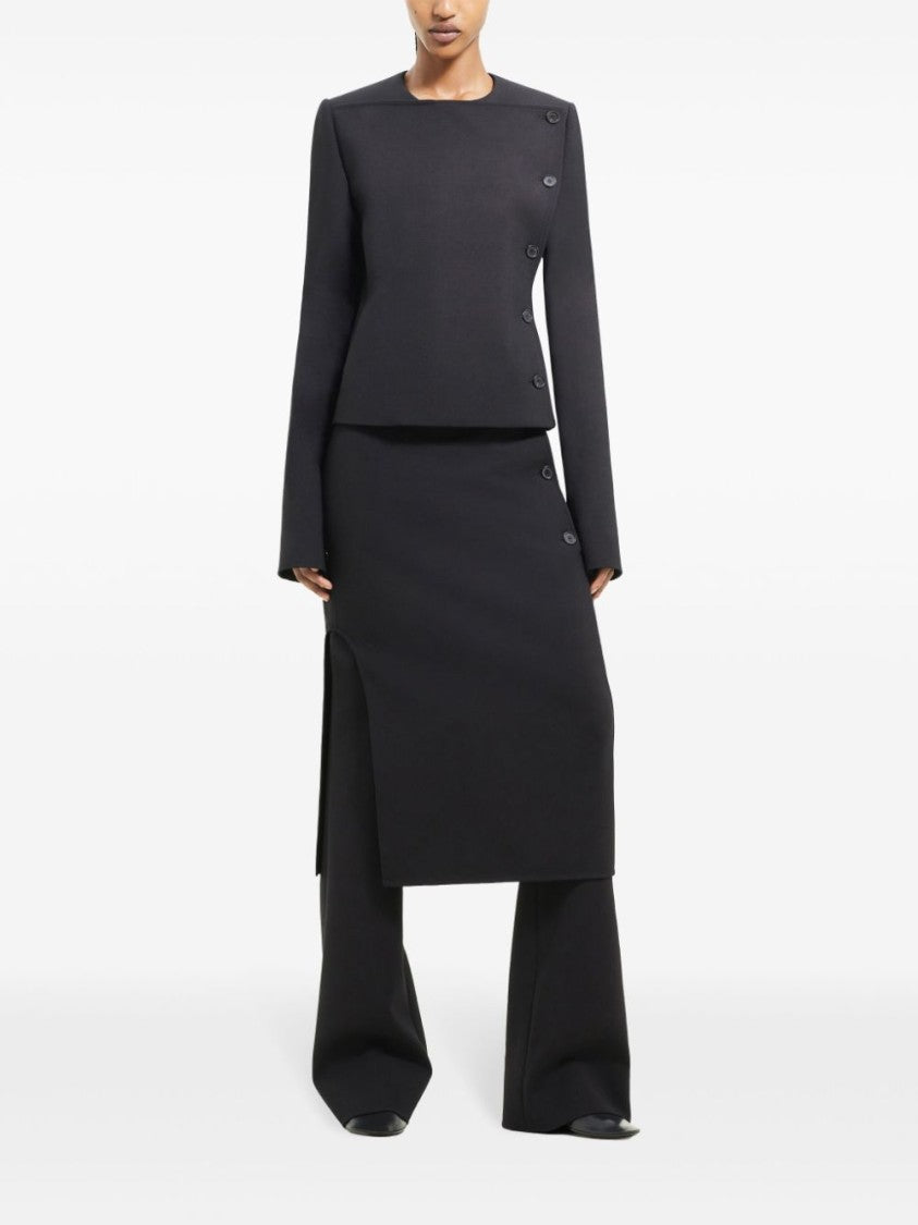 Courrèges Crew Neck Tailored Jacket