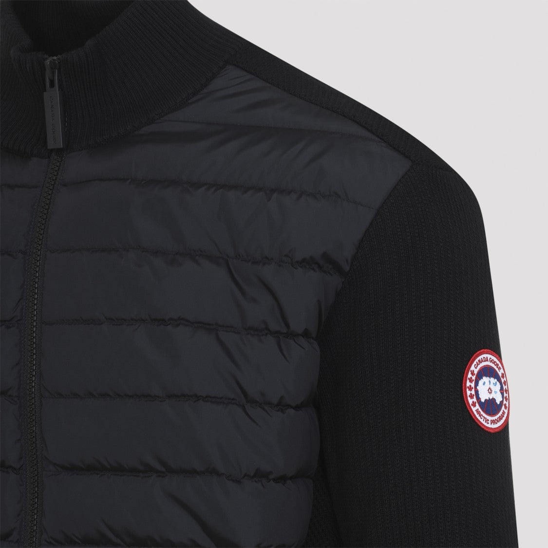 Canada Goose Quilted Front Panel Black Jacket