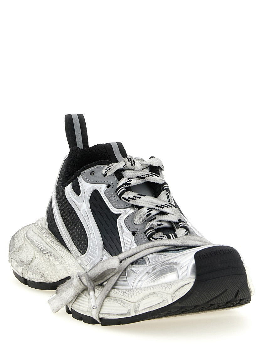 Balenciaga Chunky Used-Effect Sneakers With Embossed Detailing