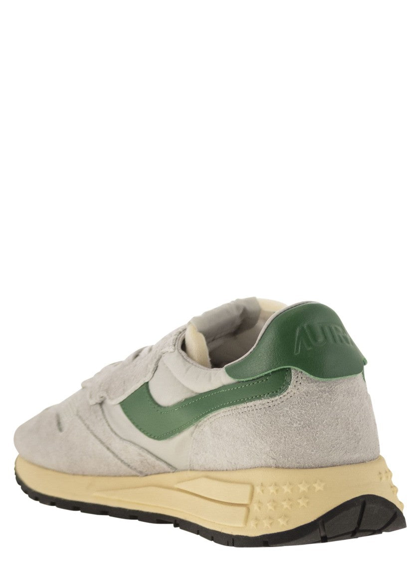 Autry Reelwind - Suede And Technical Textile Trainer