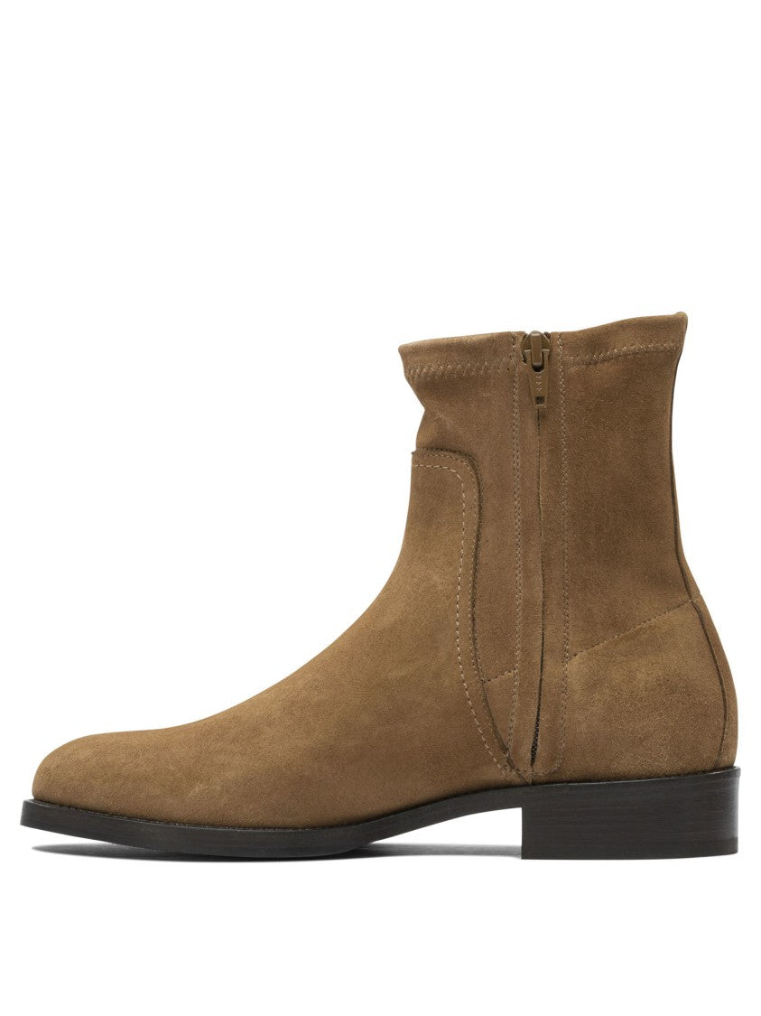 Maretto Brown Suede Ankle Boots