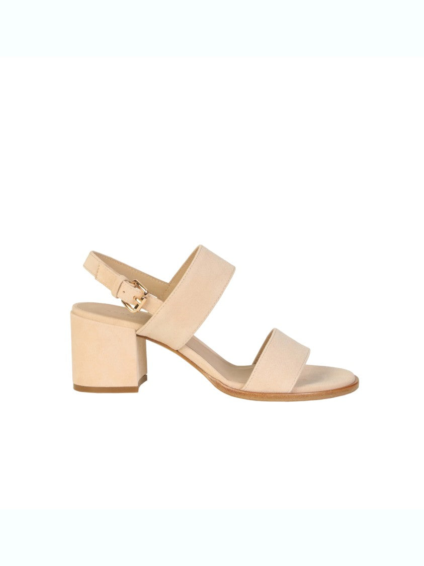 Roberto Festa Block-Heeled Sandals With Gold-Tone Buckle