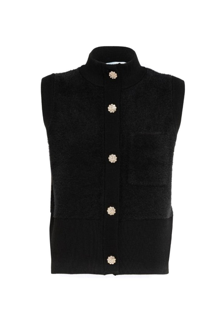 Blugirl Black Wool-Blend Sweater