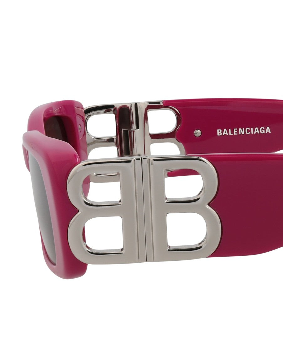 Balenciaga Square-Frame Recycled Acetate Sunglasses