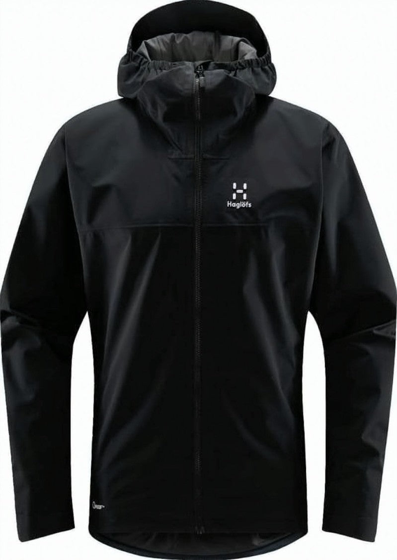 Haglöfs Black Jacket With Full Front Zipper