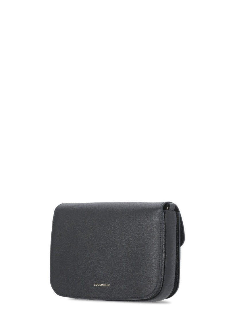 Coccinelle Black Leather Shoulder Bag