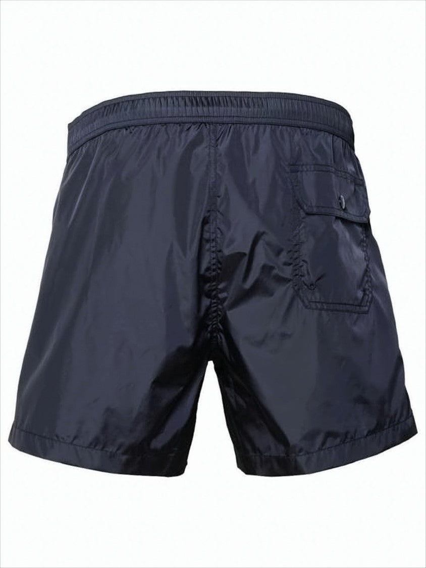 Moncler Swim Shorts With Distinctive Side Stripe