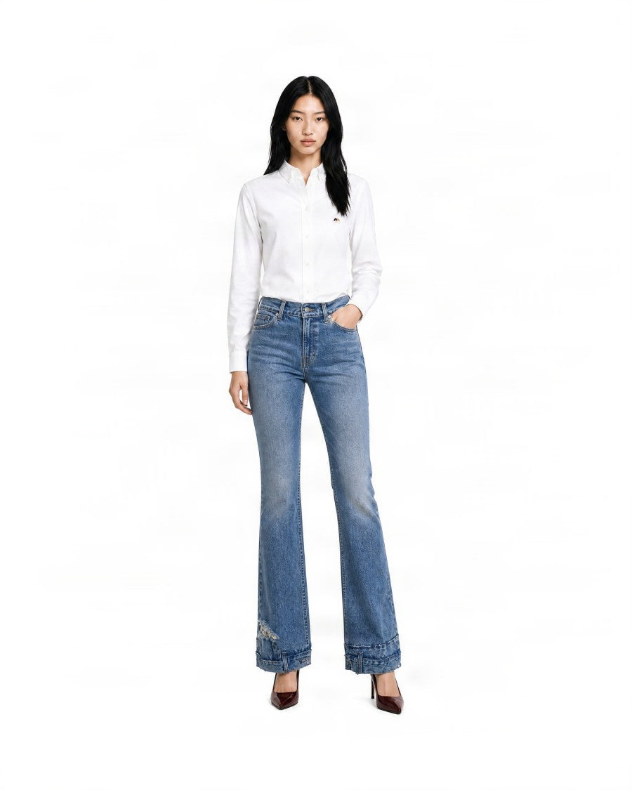 Fiorucci White Poplin Cotton Shirt
