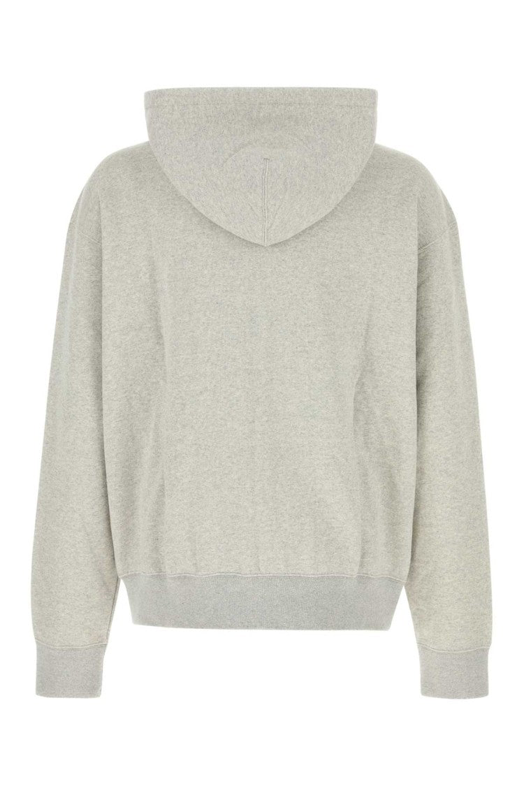 Jil Sander Melange Grey Cotton Sweatshirt
