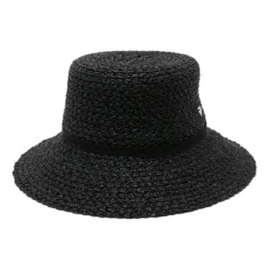 Helen Kaminski Wide-Brimmed Woven Raffia Hat With Subtle Band