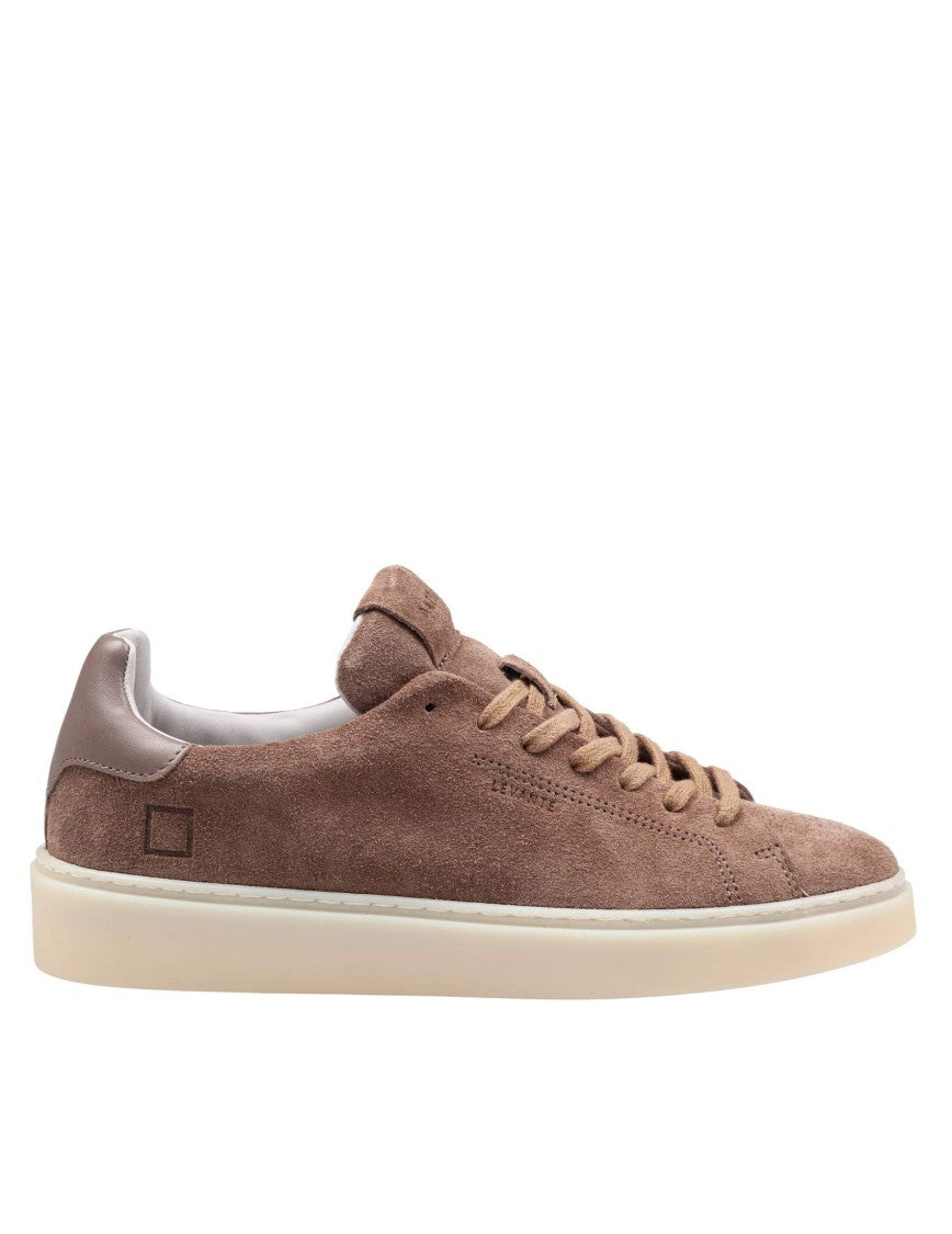 D.A.T.E Levante Suede Sneakers With Stitched Rubber Sole