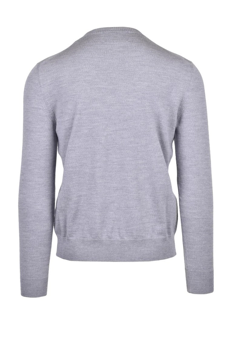 Ballantyne Wool Crew Neck Sweater - Grey