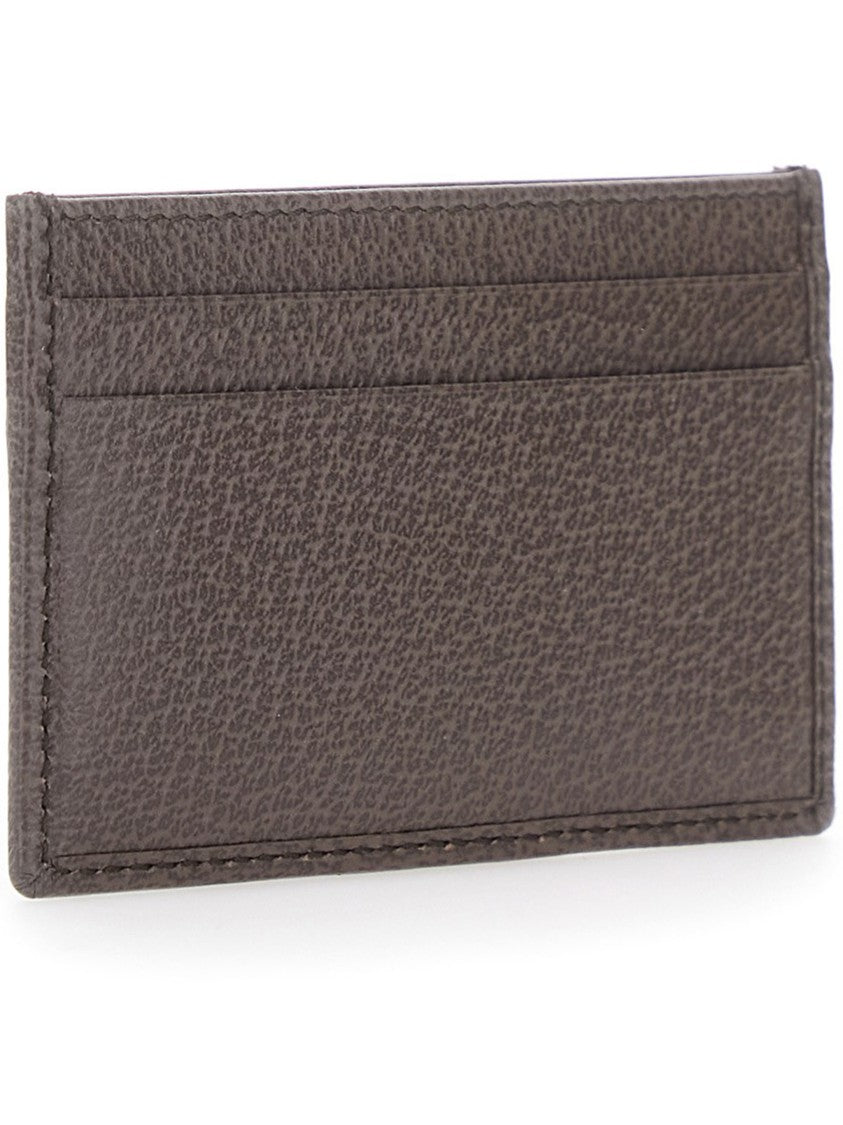 Gucci Ebony Gg Icon Slim Leather Cardholder