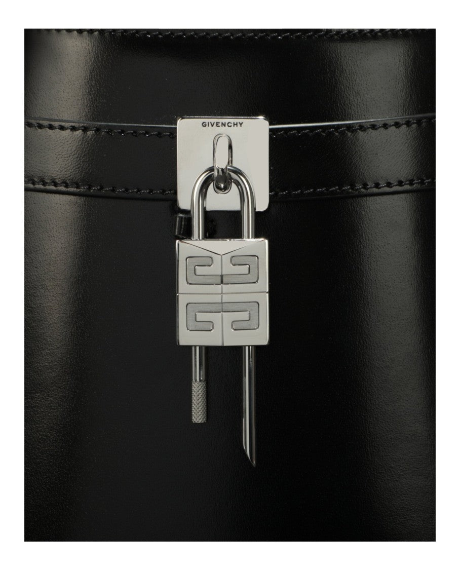 Givenchy Shark Lock Leather Crossbody Bag