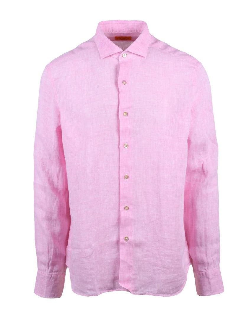 Grigio Pink Linen Shirt
