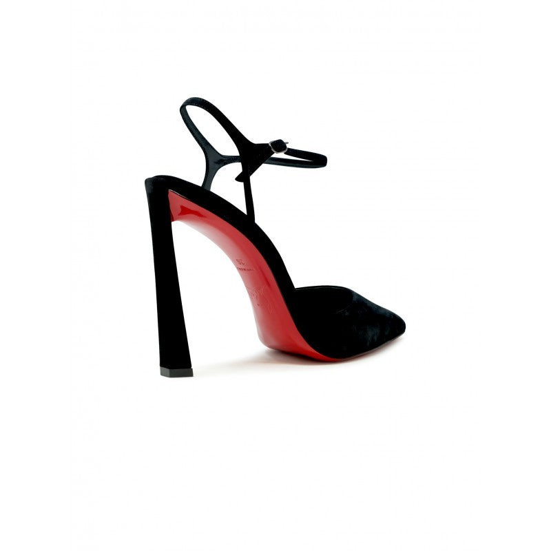 Christian Louboutin Black Condora Riviera Suede 100 Pumps