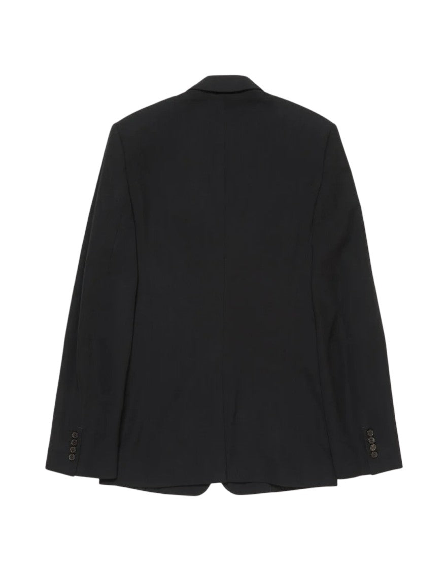 Acne Studios Structured Black Blazer With Notched Lapels